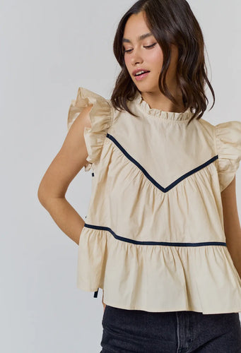 Perfect Spring Ruffle Top