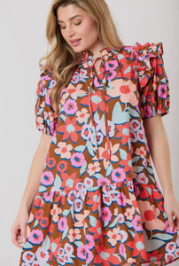 Floral Nights Mini Dress