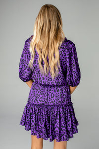 Ray Dress - Purple Cat