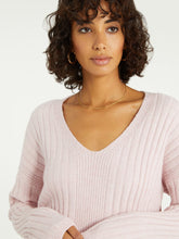 Be Back Later Sweater - Heather Hushed Pink