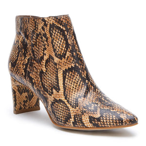 Crush Natural Snake Bootie