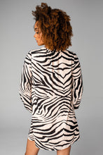 Leah Dress - Zebra Striped